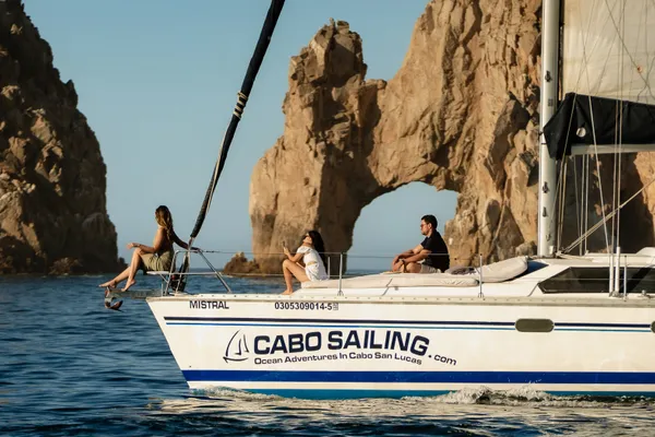 Sailing 42 with guests